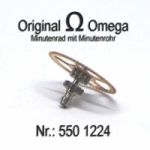 Omega Minutenrad mit Minutenrohr 550-1224 Omega 550 1224 Höhe 3,86 Cal. 550 551 552 600 601 602 