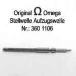 Omega Aufzugswelle Stellwelle Omega 360-1106 Cal. 28 28SC 360 361 370 371 372 