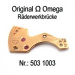 Omega Räderwerkbrücke signiert Part Nr. Omega 503-1003 Cal. 503