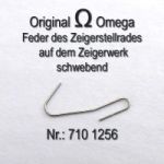 Omega 710-1256 Feder des Zeigerstellrades auf dem Zeigerwerk schwebend Omega 710 1256 Cal. 710 711 712