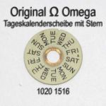 Omega 1020-1516 Omega Tageskalenderscheibe mit Stern Omega 1020 1516 englisch (05) Cal. 1020 1021 1022 