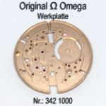 Omega 342 1000 Werkplatte für Hammerautomatik, für Cal. 342 343 344 