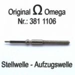 Omega Aufzugswelle Stellwelle Omega 381-1106 Cal. 381