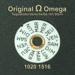 Omega 1020-1516 Omega Tageskalenderscheibe mit Stern Omega 1020 1516F Cal. 1020 1021 1022 (08) 