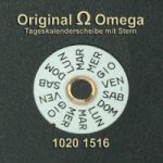 Omega 1020-1516 Omega Tageskalenderscheibe mit Stern Omega 1020 1516I  Cal. 1020 1021 1022 (09) 