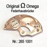 Omega 265-1001 Federhausbrücke Part Nr. Omega 266 1001 Cal. 265