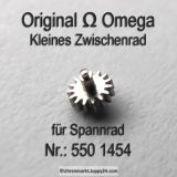 Omega 550-1454, Omega kleines Zwischenrad für Spannrad 550 1454 Cal. 550 551 552 560 561 562 563 564 565 750 751 752 