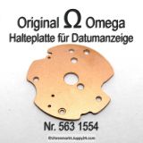 Omega 563-1554 Halteplatte für Datumsanzeiger Omega 563 1554 Cal. 563 564 565 750 751 752 