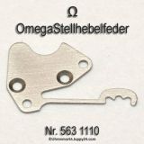 Omega Stellhebelfeder Omega 563-1110 Omega Winkelhebelfeder Cal. 563 564 565 613 750 751 752 