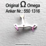 Omega 550-1316 Omega Anker mit Welle Omega 550 1316 Cal. 550 551 552 560 561 562 563 564 565 600 601 602 610 611 613 750 751 752 