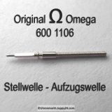 Omega Aufzugswelle Stellwelle Omega 600-1106 Cal. 600 601 602 610 611 613 