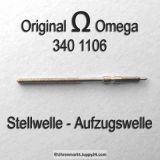 Omega Aufzugswelle Stellwelle Omega 340-1106 Cal. 340 341 342 343 344 350 351 352 353 354 355