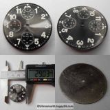 ETA Chronograph Zifferblatt Lagerware in neuwertigen Zustand. Nr.6