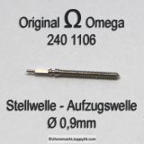 Omega Aufzugswelle Stellwelle Omega 240-1106 Cal. 240 241 242 243 244 245 250 251 252 R13,5 R13,5SC