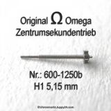 Omega Zentrumekundentrieb 600-1250b Omega 600 1250b H1 5,19mm Cal. 600 601 602 