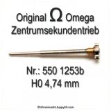 Omega 550-1253b Zentrumsekundentrieb H1 4,74mm Omega 550 1253b Cal. 550 551 552 