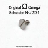 Omega Schraube für Werkbefestigungsbügel 2281 Omega Werkbügelschraube Part Nr. Omega 2281 