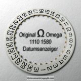 Omega 1110-1580 Datumanzeiger Neuware (Datumsscheibe - Datumsring) Omega 1110 1580 Cal. 1110 