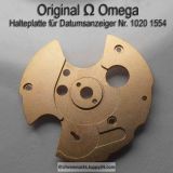 Omega 1020-1554 Halteplatte für Datumanzeiger, Omega 1020 1554 Cal. 1020 1021 1022 