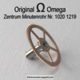 Omega Zentrum Minutenrohr H1 2,84mm montiert 1020-1219 Omega 1020 1219 Cal. 1020 1021 1022