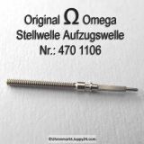 Omega Aufzugswelle Stellwelle Part Nr. Omega 470-1106 Cal. 470 471  510 511 520 