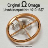 Omega 1010-1327 Unruh mit Spirale, Welle komplett montiert, 1010 1327 Cal. 1010 1011 1012 1020 1021 1022 1030 1035  