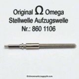 Omega Aufzugswelle Stellwelle Omega 860-1106 Cal. 860, 861, 910, 911  