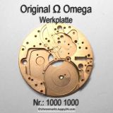 Omega Werkplatte 1000-1000 Omega Werkplatine Cal. 1000 1001 1002  