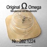 Omega Minutenrad mit Minutenrohr 262-1224 Omega 262 1224 5,61mm Cal.  30 30T1 30T2 30T2 PC 260 261 262 265 266 267 268 269 