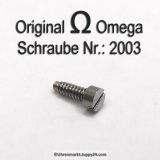 Omega 2003 Schraube für Räderwerkbrück, Federhausbrücke, Unruhkloben… 