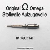 OMEGA Aufzugwelle, Werkteil mit Zunge, Omega  600-1141 Omega und 600-1149 Cal. 600 601 602 610 611