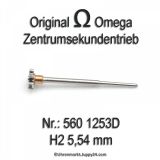 Omega 560-1253d Zentrumsekundentrieb Omega 560 1253d H2 5,54mm Cal. 560 561 562 563 564 565 563 564 565 