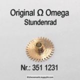 Omega Stundenrad Höhe 1,41 mm Omega 351-1231 Cal. 351 352 354 