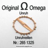 Omega 265-1325 Omega Unruh, Omega Unruhreifen 265 1325, Cal 265 266 267 284