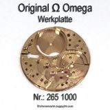 Omega 265 1000 Omega Werkplatte, Omega Werkplatine Cal. 265