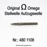 Omega 480-1106 Aufzugswelle Stellwelle, Omega 480 1106 Cal. 480 481 482 483 484 12.50PO