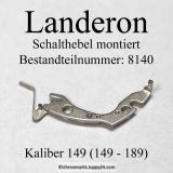 Landeron 149 - Schalthebel montiert, Bestandteil 8140 Passend für Kaliber 149 -189