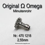 Omega Minutenrohr 470 1218 Omega 470-1218 Höhe 2,55 mm Cal. 470, 471, 490, 491, 500, 501, 505 