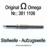 Omega Aufzugswelle Stellwelle Omega 381-1106 Cal. 381