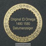 Omega 1480-1580 Datumanzeiger (Datumsscheibe - Datumsring) Gold Metallic, Omega 1480 1580 Cal. 1480, 1481 