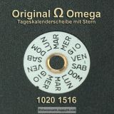 Omega 1020-1516 Omega Tageskalenderscheibe mit Stern Omega 1020 1516I  Cal. 1020 1021 1022 (09) 
