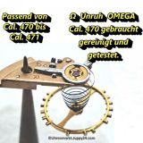 Omega Unruh 470-1327, komplett mit Unruhkloben 470-1006 Omega einsetzen und das Werk läuft wieder! Cal. 470 471