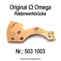Omega Räderwerkbrücke signiert Part Nr. Omega 503-1003 Cal. 503