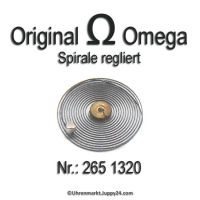 Omega 265 1320 Omega Spirale regliert, Omega Bgreguet Spirale für Cal. 265 266 267 268 283 284 285