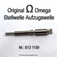 OMEGA 613 1159 Aufzugswelle für zweiteilige Welle männlich Omega  613-1159 Cal. 613