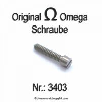 Omega Schraube 3403 Part Nr. Omega 3403 Schraube zum Regulieren der Rückerregulierfeder 