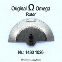 Omega Rotor silberfarben, gebraucht Omega 1480-1026 Cal. 1480 1481 (intern 02)