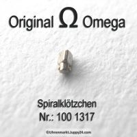 Omega 100-1317 Spiralklötzchen, Omega 100 1317, Cal. 100, 26.5, 260, 261, 262, 265, 266,267, 268, 269, 280, 284, 285, 286
