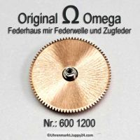 Omega Federhaus komplett Omega 600-1200 mit Federwelle und Zugfeder Cal. 600 601 602 610 611 613 