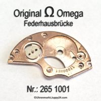 Omega 265-1001 Federhausbrücke Part Nr. Omega 266 1001 Cal. 265